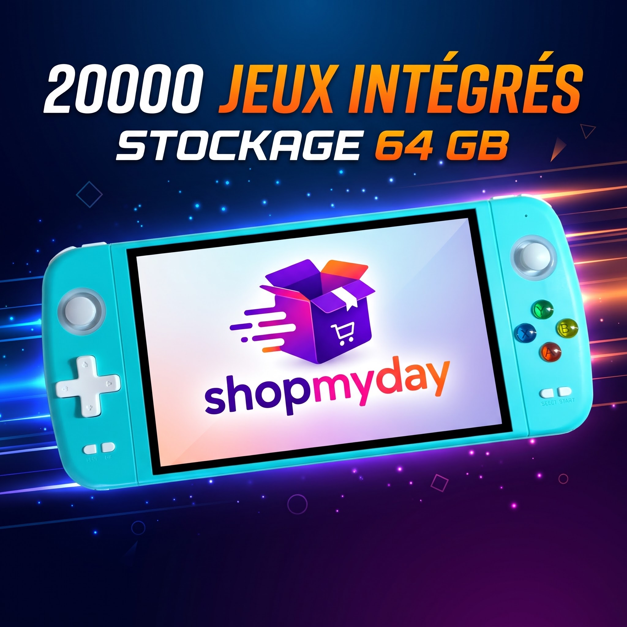 Console de jeux vidéo portable rétro