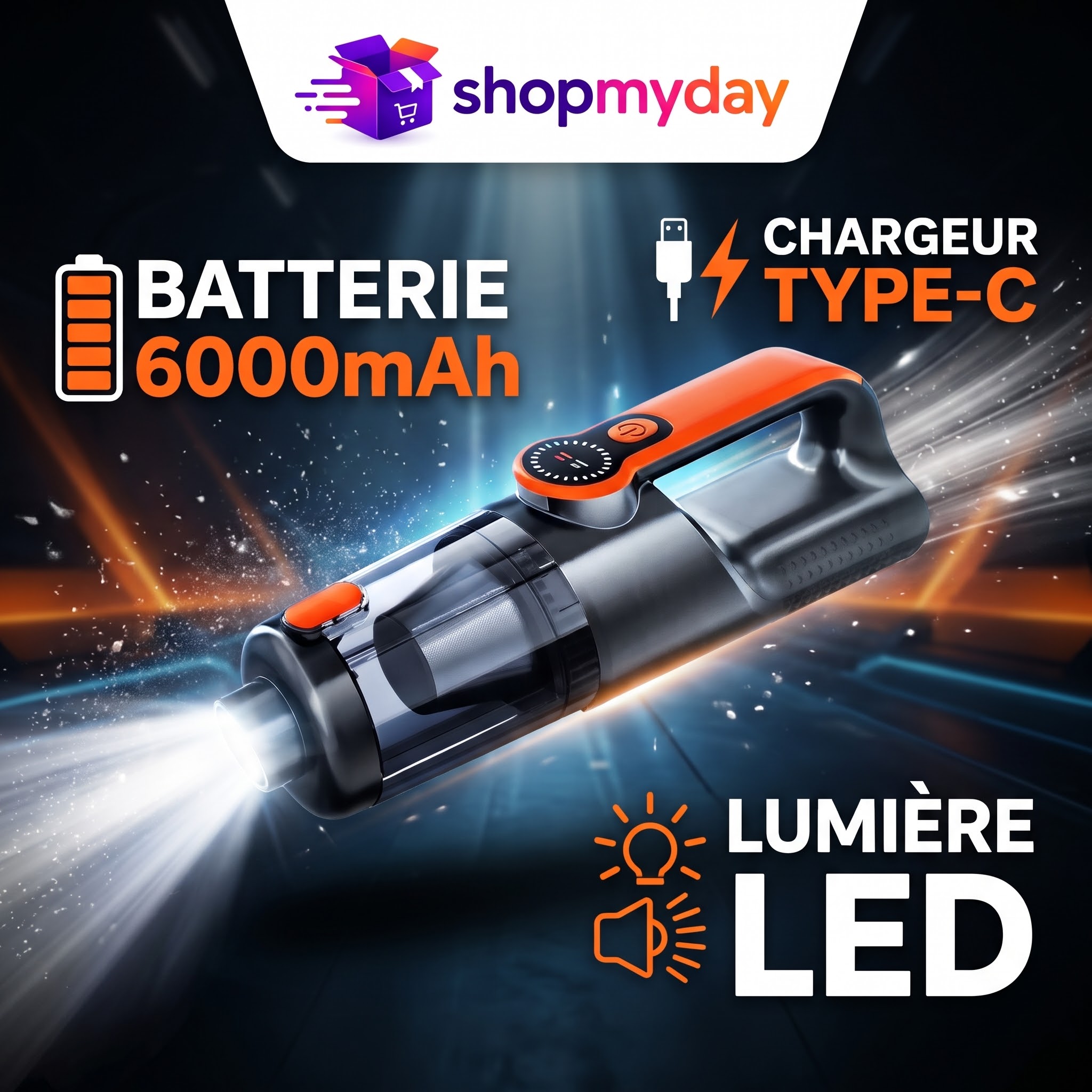 Portable vacuum cleaner and blower